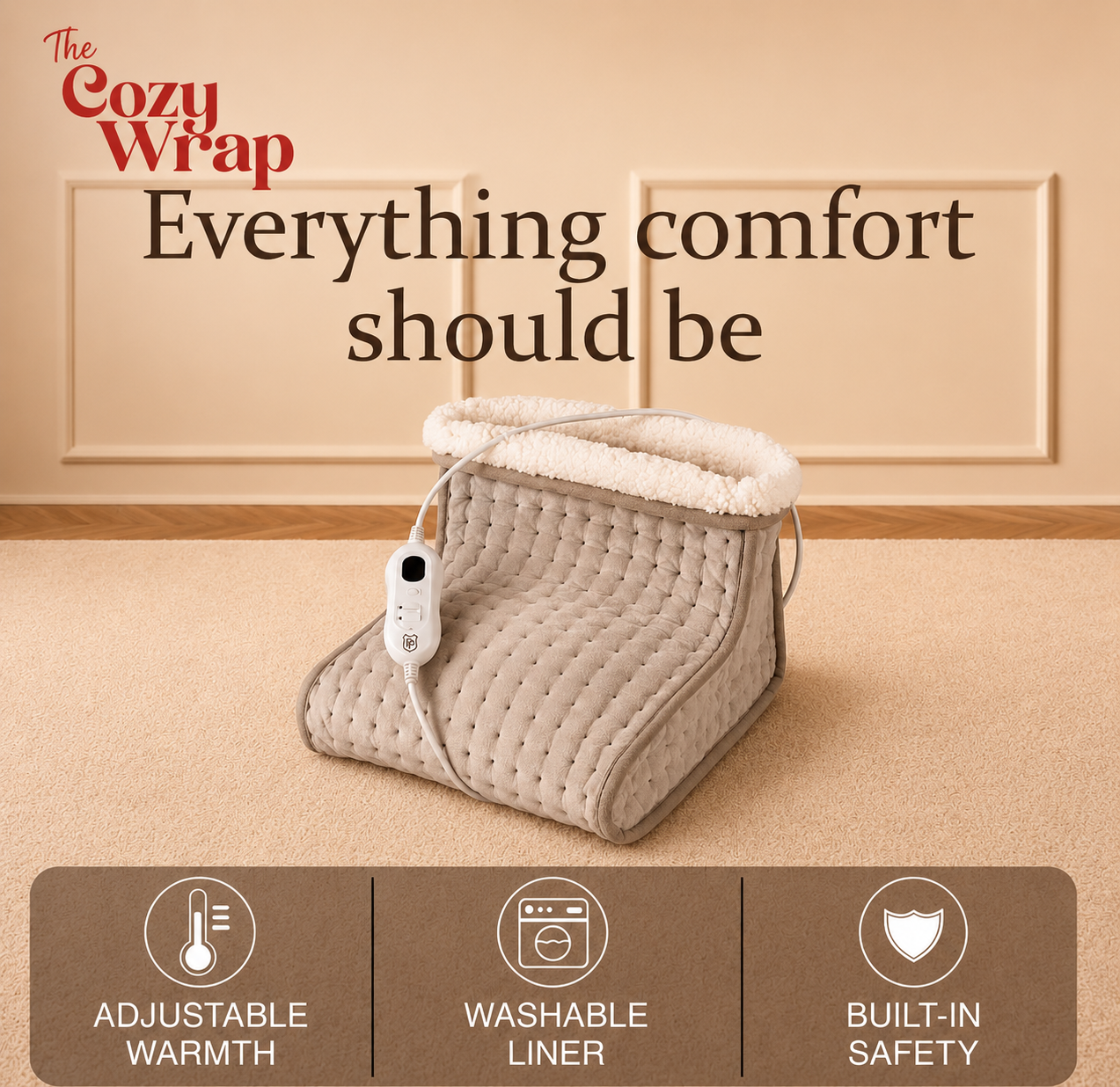 CozyWrap™ Smart Heat Foot Warmer